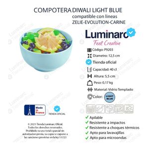 Compoteras Bowls Multiusos Luminarc Diwali X6 Piezas