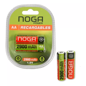 Set de dos pilas recargables AA Noga NP-AAM 2.9B
