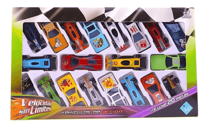 Set Vehiculos Hot Wheels 20 Pzas