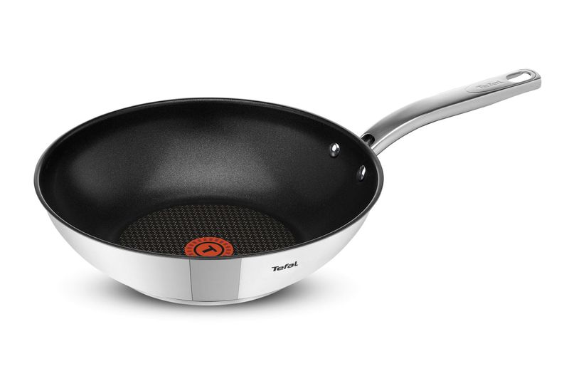 Set Sartén Tefal 24 Cm + Wok 28 Cm Pratika Antiadherente