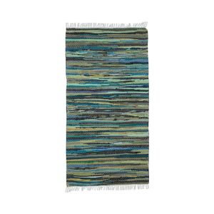Alfombra Ambiente Pasillo Rustica Verde Tirupati 60 x 120