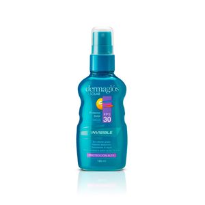 Protector Solar Dermaglós Fps 30 Fps 30 Invisible En Spray De 180 Ml