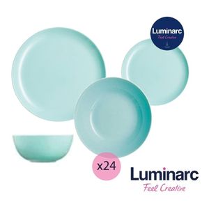 Juego De Vajilla Platos Luminarc Diwali X24 Piezas