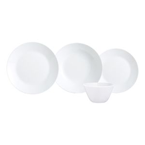 Juego Vajilla X 24 Arcopal Zelie Vidrio Templado Platos
