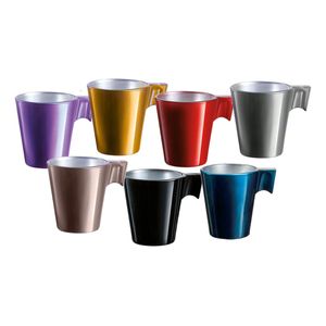 Taza Flashy Colours Luminarc Longo 220 C X4u Taza Nespreso