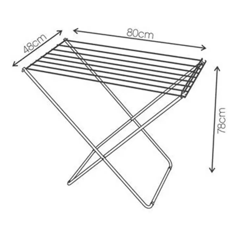 Tendedero para Balcon Nakan TES-8V 8 Varillas Reforzado