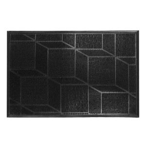 Felpudo Entrada De Goma Negro 40 x 60