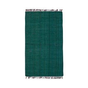 Alfombra Ambiente Costado De Cama Trapitos Verde 60 x 90 cm