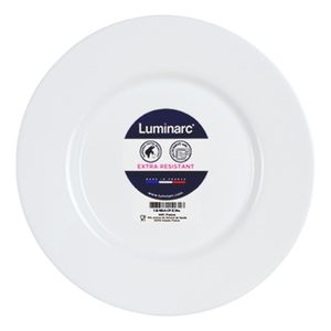 Juego Platos Playos Luminarc Everyday Vidrio Templado X12