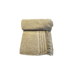 Manta Country Beige - Cubre Cama- 2 1/2 Plazas
