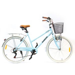 Bicicleta de paseo Randers 26p Aluminio 7 vel Celeste