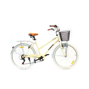 Bicicleta de paseo Randers 26p Aluminio 7 vel Crema