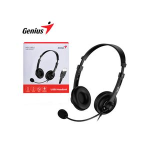 Auriculares Con Microfono Genius HS-220U Usb Digital