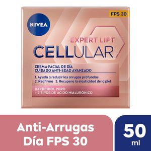 Crema Antiedad Nivea Cellular Expert Lift De Día Fps 30 50ml Tipo De Piel Madura