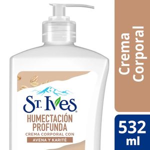 Crema St. Ives Avena Y Karité En Dosificador 532ml