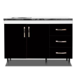 Bajo Mesada Arco 1,20 cm Negro