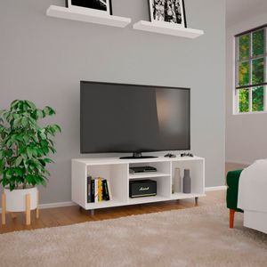 Rack TV 55" Centro Estant MT4000 Blanco