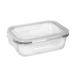 Hermético Contenedor Taper Vidrio Apto Microondas Freezer 630 Ml Mediano