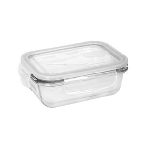 Hermético Contenedor Taper Vidrio Apto Microondas Freezer 400 Ml Chico