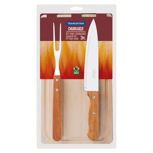 Kit Asador Tramontina Churrasco 3 Piezas