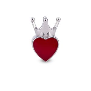Dije Carmín Queen de Plata 925