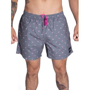 Short de Baño Topper Slim Hombre Moda Gris
