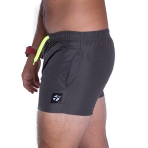 Short de Baño Topper Super Slim Hombre Moda Gris