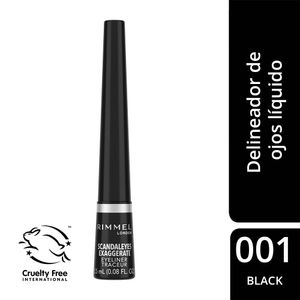 Delineador Líquido Waterproof Rimmel Scandaleyes Exaggerate