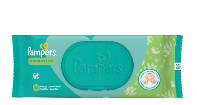 Toallitas Humedas Pampers Aroma Aloe Vera Con Tapa X48u - Provincia Compras