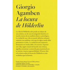 LOCURA DE HOLDERLIN, LA - AGAMBEN, GIORGIO