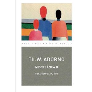 MISCELANEA II (B) - ADORNO, THEODOR W.