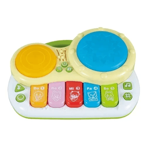 Juguete Organo Combinado Multifuncion Ingles-Español C/ Luces Y Sonido Poppi 6754