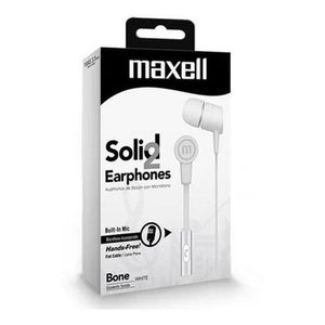 Auriculares In Ear Maxell Con Microfono Sin-7 Blanco