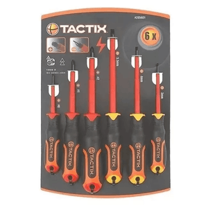 Juego de destornilladores x 6 pzs Tactix - TX205601