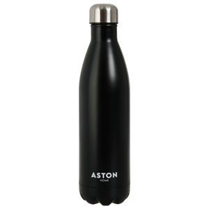 Botella De Acero Inoxidable Termica 750 ml Deportiva Negro ASTON