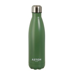 Botella De Acero Inoxidable Termica 500 ml Deportiva Verde ASTON