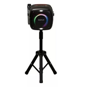 Parlante Bluetooth Smartlife Spt80wl 80w Rgb C/ Tripode Mic