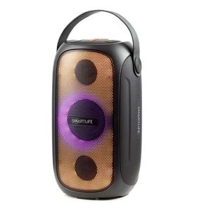 Parlante Bluetooth Tws Smartlife Bts55wl 55w Rgb Ipx5 Usb Sd Negro