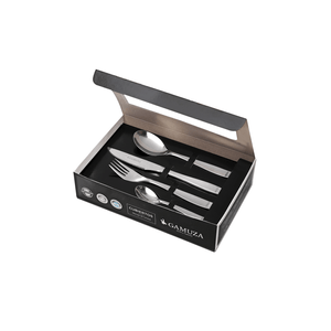 Gamuza Set Cubiertos 24 Piezas Cuchillo Asador