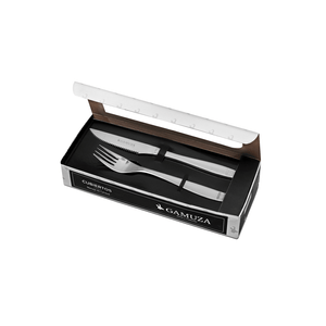 Gamuza Set Cubiertos 12 Piezas Cuchillo Asador