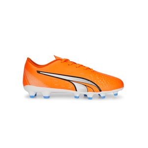 Botines Puma Ultra Play FG/AG Jr Niños Fútbol Naranja