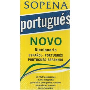 DICCIONARIO ESPAÑOL PORTUGUES- PORTUGUES ESPANHOL - SOPENA