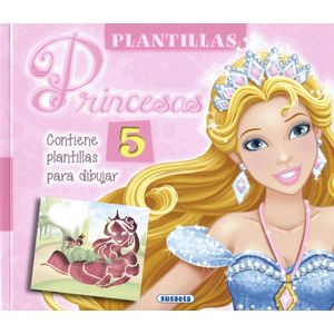 PRINCESAS- CONTINENE 5 PLANTILLAS PARA DIBUJAR (TD) - LEXUS