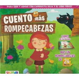 CUENTO MAS ROMPECABEZAS CAPERUCITA ROJA Y EL LOBO (CAJA) - SIGMAR