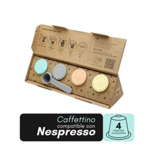 4 Capsulas  Nespresso Recargables Café