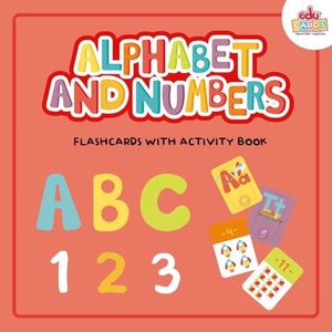 ALPHABET AND NUMBERS FLASHCARDS WITH ACTIVITY BOOK - BARCO DE PAPEL - BARCO DE PAPEL