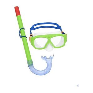 Bestway Snorkle Y Antiparras Color Verde Y Violeta