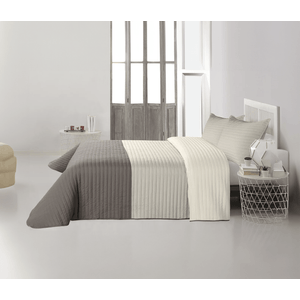 Quilt Tricolor Twin Beige