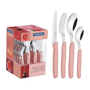 23499/029 CARMEL JGO CUBIERTOS 24 PIEZAS ROSA