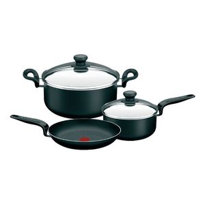 Set De Cocina Tefal Pratika 5 Piezas Tapas De Vidrio